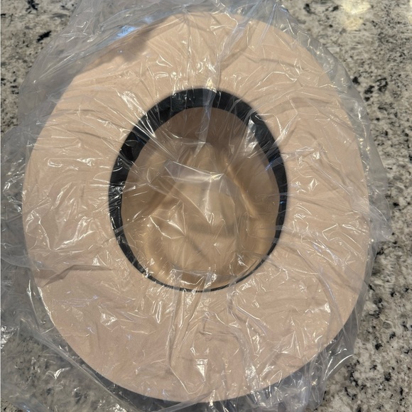 TERESSA FOGLIA Curateur Lynn Rachel Zoe Fedora Vegan Suede Boho Rancher Felt Hat - Picture 7 of 9